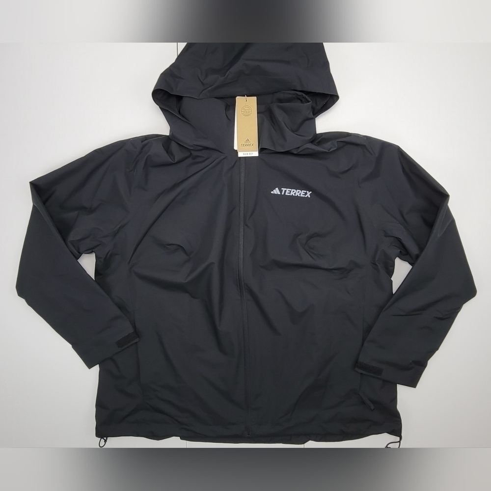 adidas MT RR Jacket PLU Black Women's Size 2X HN5490 Hiking Senderismo New